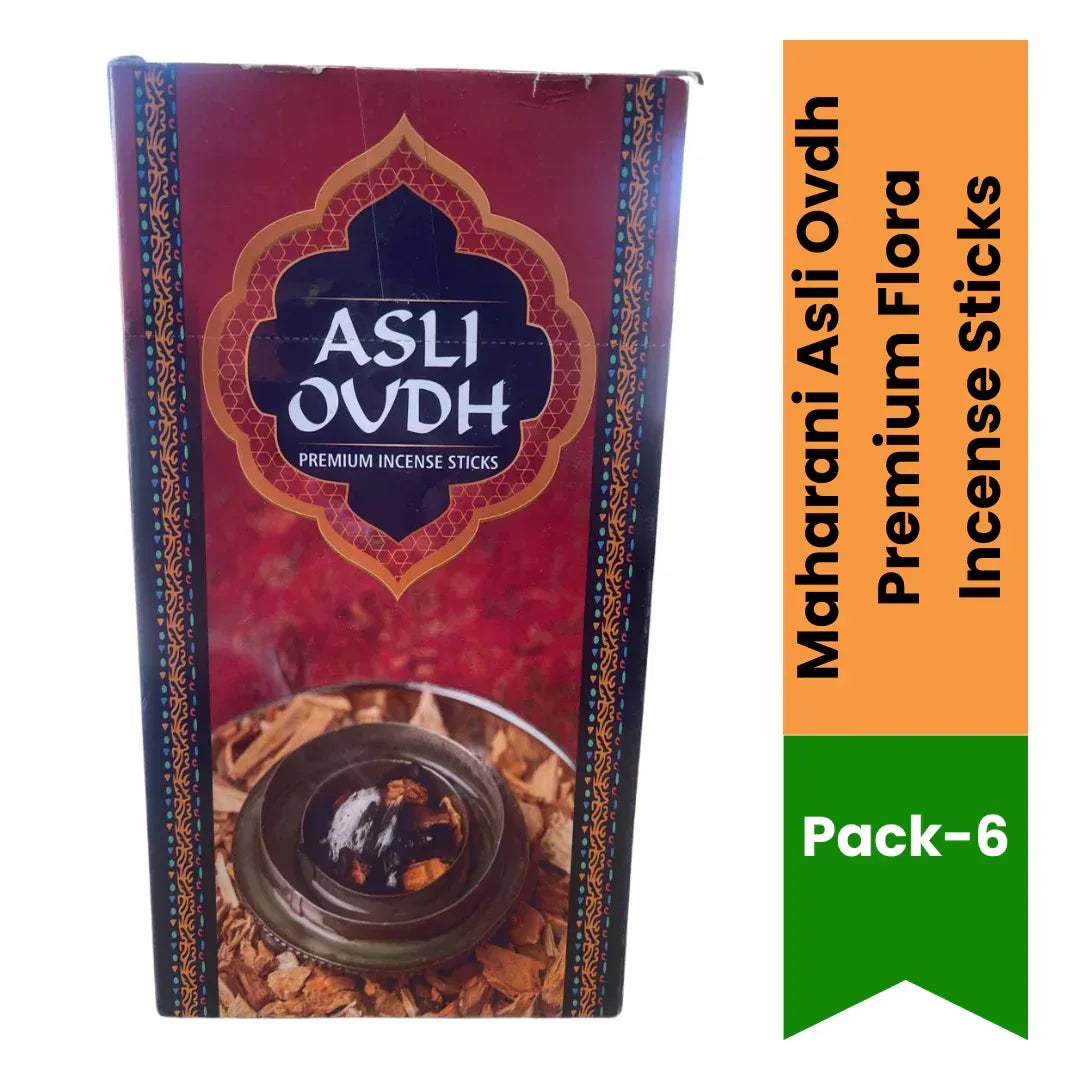 Maharani Asli Ovdh Premium Flora Incense Sticks Pack of 6