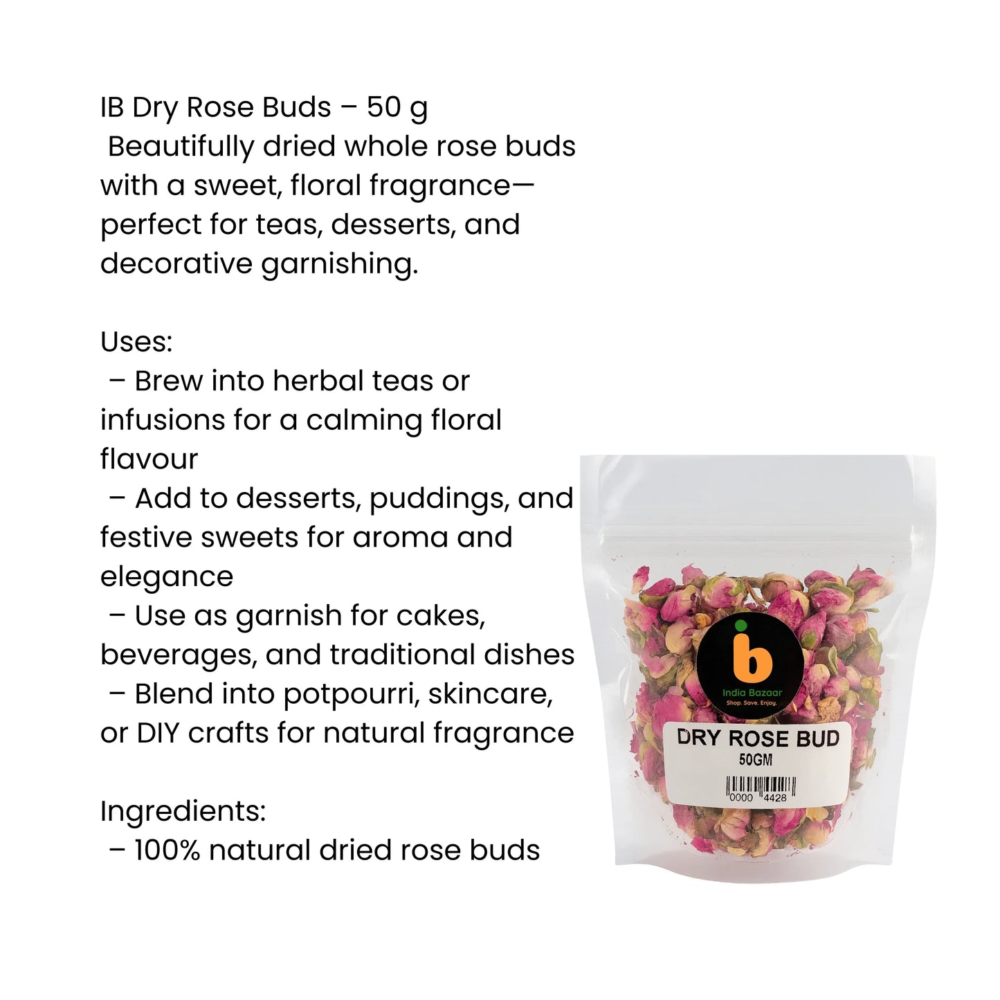 IB Dry Rose Buds | 50g