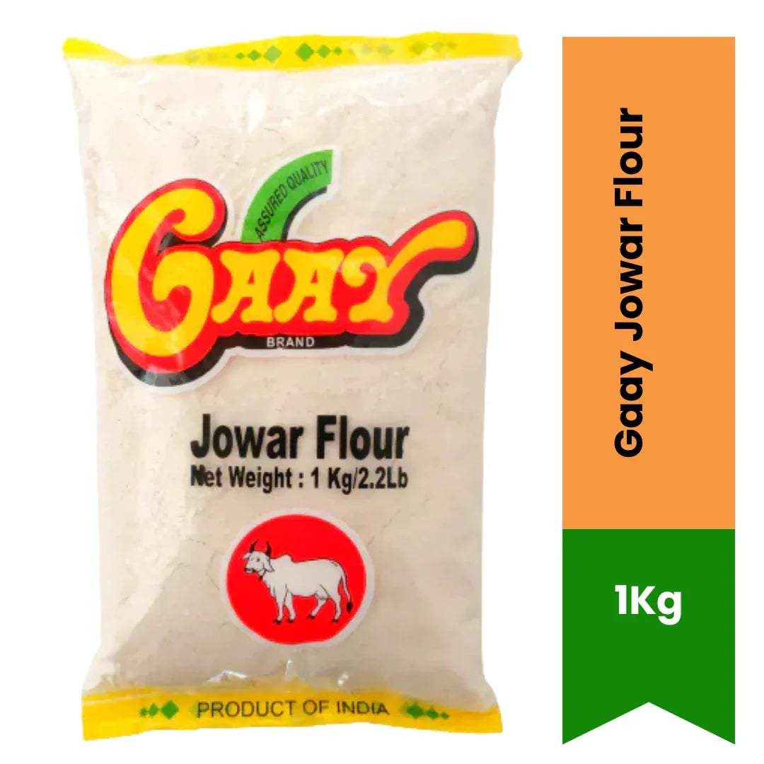 Gaay Sorghum Flour / Jowar Flour 1kg | Gluten-Free Flour for Flatbreads, Baking & Everyday Cooking | High Fibre Grain Alternative | South Africa | India Bazaar