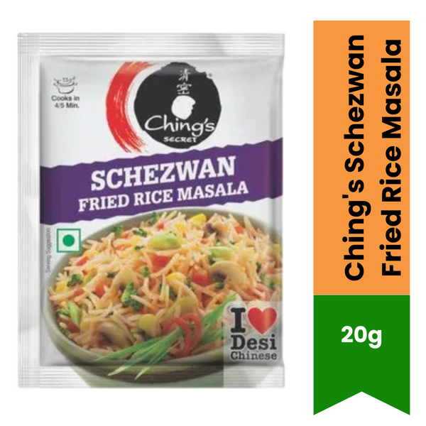Ching's Schezwan Fried Rice Masala 20g – Spicy Desi-Chinese Flavor | Quick & Tasty|BB:MAY.2026