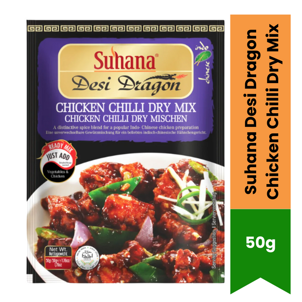 Suhana Desi Dragon Chicken Chilli Dry Mix 50g|BB:APR.2027