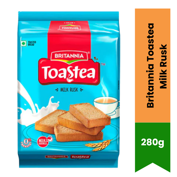 Britannia Toastea Milk Rusk 280g |BB:23.APR.2026