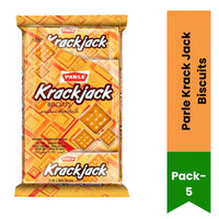 Parle Krack Jack Biscuits 60g | Pack of 5