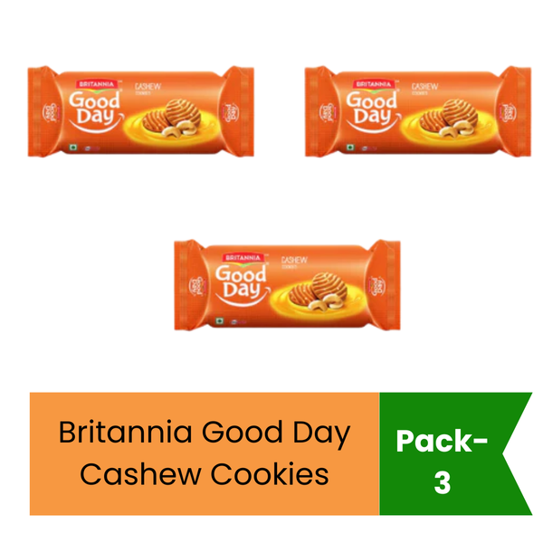 Britannia Good Day Cashew Cookies Pack Of 3