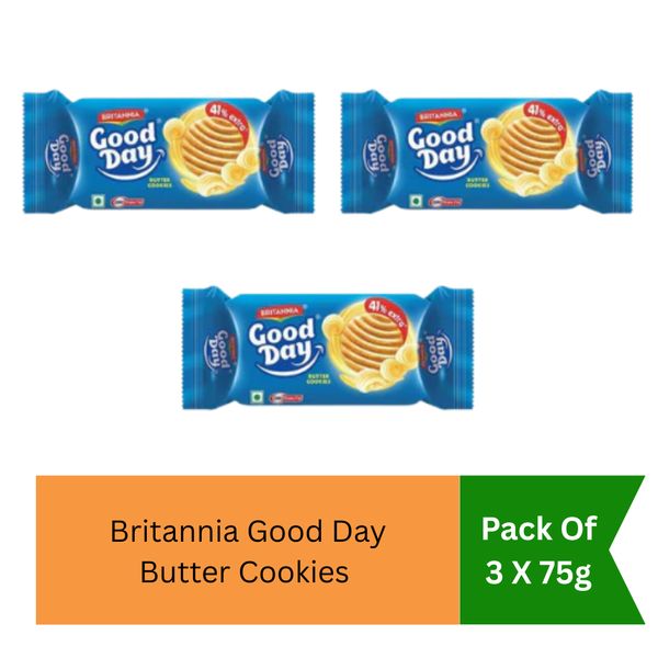 Britannia Good Day Butter Cookies Pack Of 3|BB:03.SEP.2026