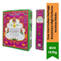 Sree Vani Indian Heritage Rosemary High Perfume Incense Sticks