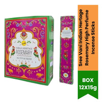 Sree Vani Indian Heritage Rosemary High Perfume Incense Sticks