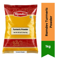 Ramdev Turmeric Powder 1Kg – Pure & Vibrant Indian Spice | Fresh & Natural