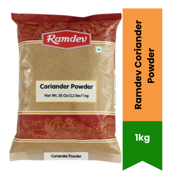 Ramdev Coriander Powder 1Kg – Pure & Aromatic Dhania Powder | Fresh Indian Spice|BB:OCT.2026