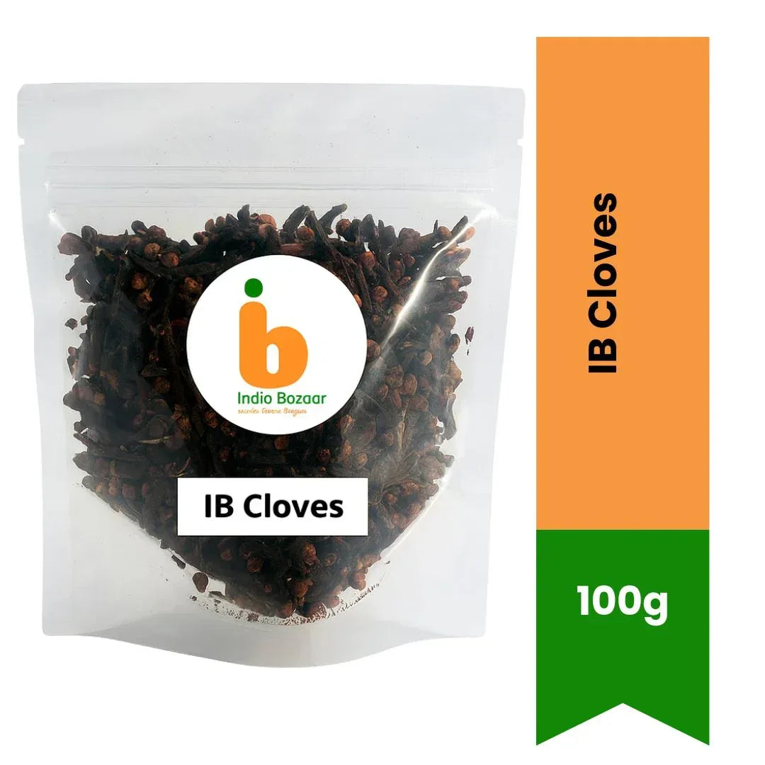 IB Whole Cloves (Laving / Laung) | 100g - Pungent Warming Spice for Royal Biryani Rice, Garam Masala Grinding & Toothache Oral Relief | South Africa | India Bazaar