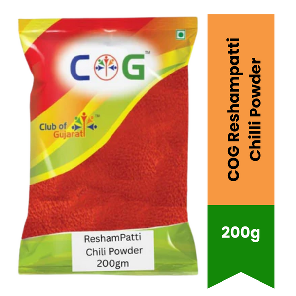 COG Reshampatti Chilli Powder–Vibrant Red Indian Spice for Heat & Color 200gm|BB:JUN.2026