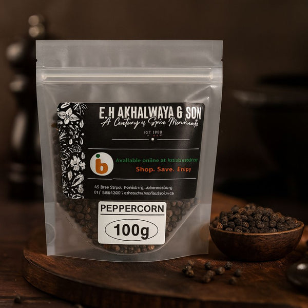 E.H.Akhalwaya & Son Peppercorns 100g