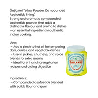 Gajlaxmi Yellow Powder Compounded Asafoetida(Hing) | 50g