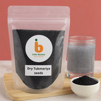 IB Tukmariya Seeds (Sabja/Sweet Basil Seeds) | 100g - Hydrophilic Cooling Seeds for Falooda Drinks, Refreshing Shakes & Natural Daily Gut Health Detox | South Africa | India Bazaar