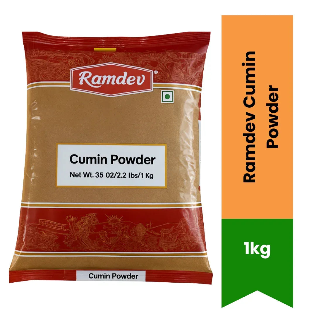 Ramdev Cumin Powder 1Kg – Aromatic & Fresh Ground Cumin | Pure Indian Spice