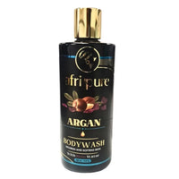 Afri Pure Argan Body Wash (Liquid Moroccan Argan Cleanser) | 500ml - Anti-Ageing Creamy Shower Gel Packed with Essential Fatty Acids for Deep Skin Nutrition | South Africa | India Bazaar
