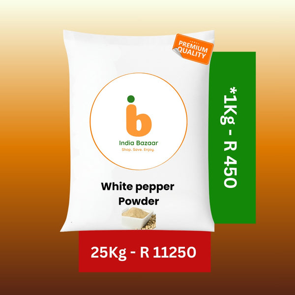 IB Premium Quality White Pepper Powder 25kg Bulk