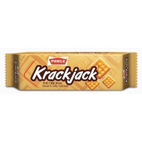 Parle Krack Jack Biscuits 60g | Pack of 5