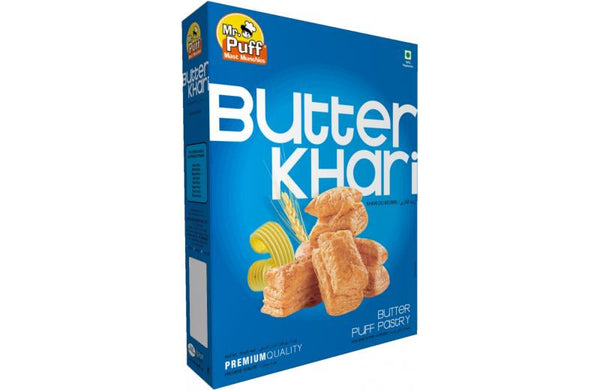 Mr Puff Butter Khari – Flaky & Buttery Indian Puff Pastry | Crisp & Delicious|BB:25.MAR.2026