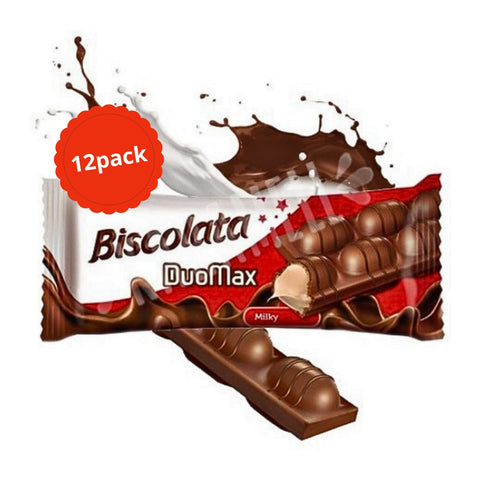 Biscolata Duomax Milky 12 X 44g