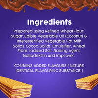 Britannia Crispy Wafers Chocolate Multipack | 225g (3 x 75g Pack) - Delicate Crunchy Multi-Layered Cocoa Cream Wafers, Delicious Ice Cream Garnish | South Africa | India Bazaar