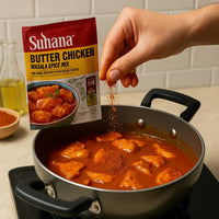 Suhana Butter Chicken Mix 50g | Creamy Tomato & Butter Chicken Sauce for Rice, Wraps & Chicken Meals | 50g | South Africa | India Bazaar