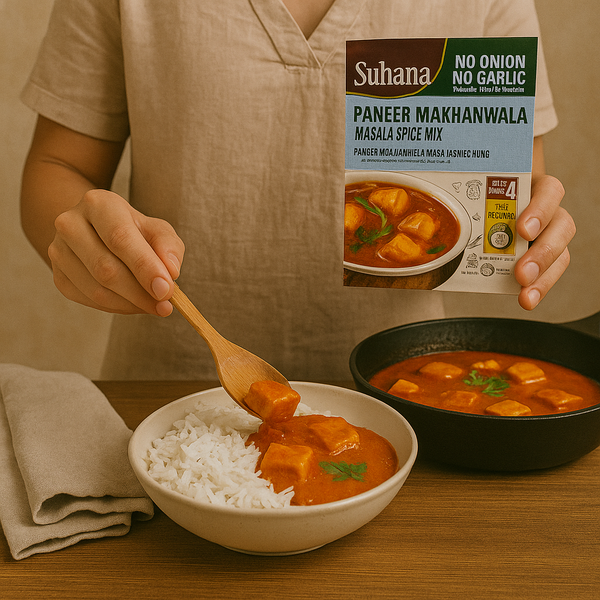 Suhana No Onion No Garlic Paneer Makhanwala Masala Mix 50G|BB:DEC.2025