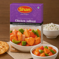 Shan Chicken Jalfrezi Masala Spicy Stir-Fry Mix | 50g - Authentic Sweet, Tangy & Zesty Indian Curry Spice Blend for Quick Restaurant-Style Poultry | South Africa | India Bazaar