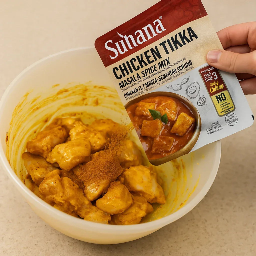 Suhana Chicken Tikka Masala Mix 80g | Cook Creamy Tomato Chicken for Pasta, Rice & Wraps | Easy Continental-Style Cooking Mix | South Africa | India Bazaar