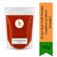 IB Hot Red Chilli Powder (Teekha Lal Mirch Powder) - Premium Pure Extra Hot Spice for Authentic Indian Cooking, Curries & Marinades | Delivers Intense Heat, Bold Flavor & Vibrant Red Color | South Africa | India Bazaar
