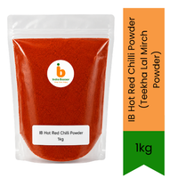 IB Hot Red Chilli Powder (Teekha Lal Mirch Powder) - Premium Pure Extra Hot Spice for Authentic Indian Cooking, Curries & Marinades | Delivers Intense Heat, Bold Flavor & Vibrant Red Color | South Africa | India Bazaar
