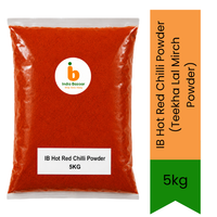 IB Hot Red Chilli Powder (Teekha Lal Mirch Powder) - Premium Pure Extra Hot Spice for Authentic Indian Cooking, Curries & Marinades | Delivers Intense Heat, Bold Flavor & Vibrant Red Color | South Africa | India Bazaar