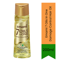 Emami 7 Oils In One Damage Control Hair Oil  - Ultra-Light Non-Sticky Repair Fluid for Chemically Treated Hair, Ends Frizz, Split Ends & Dryness | South Africa | India Bazaar