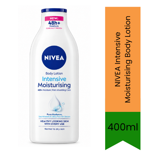 NIVEA Intensive Moisturising Body Lotion | 400ml - Premium Pure Deep Nourishment Body Lotion for Dry Skin Care | Delivers 48H Hydration & Soft Smooth Skin | South Africa | India Bazaar
