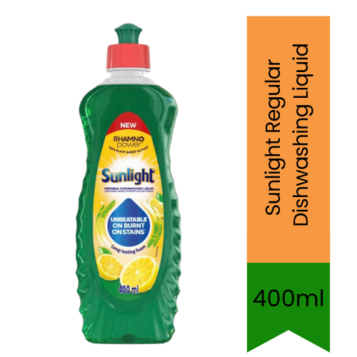 Sunlight Regular Dishwashing Liquid - Premium Pure Tough Grease Cutting Soap | Leaves Utensils Clean, Fresh & Germ-Free | South Africa | India Bazaar