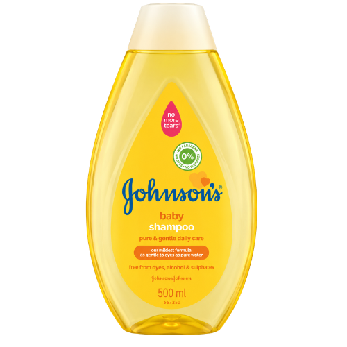 JOHNSON’S Baby Shampoo | 500ml - Premium No More Tears Hair Cleanser | Mild & Gentle Care for Delicate Hair & Scalp | South Africa | India Bazaar