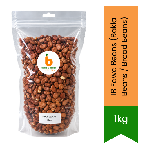 IB Fawa Beans (Bakla Beans / Broad Beans) | 1kg - Premium Whole Pulse | Nutrient-Rich Legume for Traditional Stews & Curries | South Africa | India Bazaar