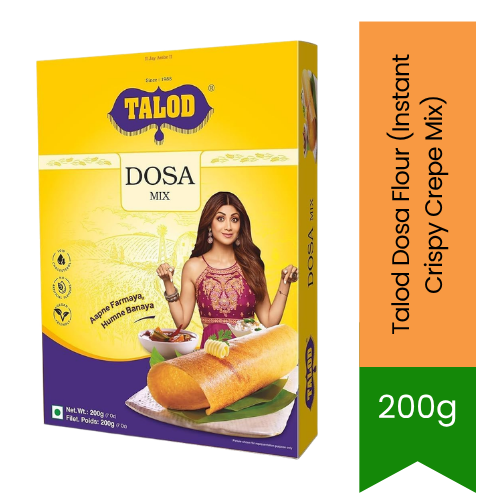 Talod Dosa Flour (Instant Crispy Crepe Mix) | 200g - Traditional South Indian Breakfast Batter | Golden, Crispy Texture & Authentic Flavor | South Africa | India Bazaar