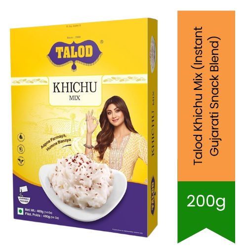 Talod Khichu Mix (Instant Gujarati Snack Blend) | 200g - Traditional Steamed Rice Flour Dish | Quick, Flavorful & Authentic Spiced Comfort Food | South Africa | India Bazaar
