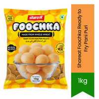 Shareat Foochka Ready to Fry Pani Puri - Whole Wheat Crispy Puris for Pani Puri & Chaat, Quick to Prepare & Better for You | South Africa | India Bazaar