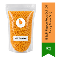 IB Split Pigeon Peas Dal (Oil Toor / Tuver Dal) - Bulk Lentils for Soups, Stews, Curries & Pap | Soft, Mild & Easy-Cooking | South Africa | India Bazaar