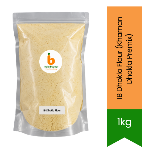 IB Dhokla Flour (Khaman Dhokla Premix) | 1kg - Chickpea Flour Blend for Light Fluffy Snacks & Breakfast, Quick Ready-to-Steam Meal | South Africa | India Bazaar