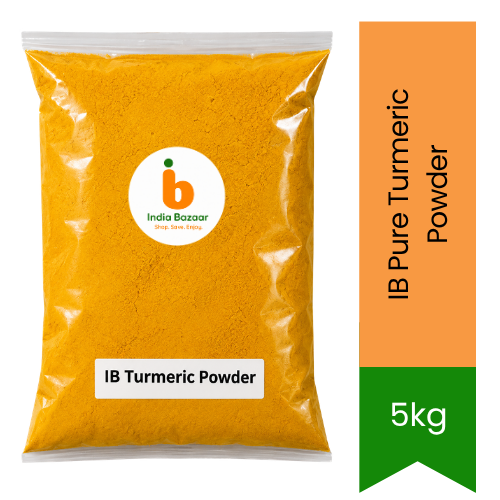 IB Pure Turmeric Powder (Pure Haldi Powder) - Vibrant Golden Yellow Cooking Spice for Rich Natural Curry Coloring & Immunity Wellness | South Africa | India Bazaar