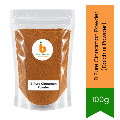 IB Pure Cinnamon Powder (Dalchini Powder) | 100g - Sweet Warming Ground Inner Bark for Festive Baking, Cookies, Porridges & Chai Spicing | South Africa | India Bazaar