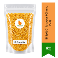 IB Split Chickpeas (Chana Dal) - Essential Indian Staple for Thick Tadka Dal, Soups & Curries, Protein-Rich Healthy Cooking | South Africa | India Bazaar
