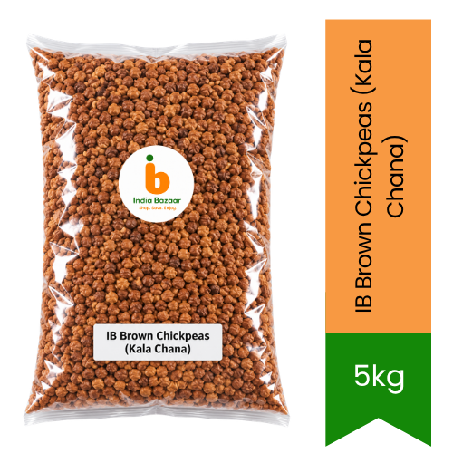 IB Brown Chickpeas (Kala Chana) - Premium Whole Pulses & Pantry Staple | High Protein Source, Earthy Flavor & Wholesome Cooking | South Africa | India Bazaar