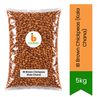 IB Brown Chickpeas (Kala Chana) - Premium Whole Pulses & Pantry Staple | High Protein Source, Earthy Flavor & Wholesome Cooking | South Africa | India Bazaar