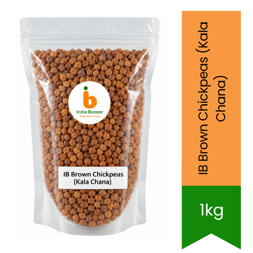 IB Brown Chickpeas (Kala Chana) - Premium Whole Pulses & Pantry Staple | High Protein Source, Earthy Flavor & Wholesome Cooking | South Africa | India Bazaar