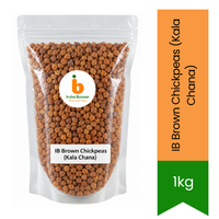 IB Brown Chickpeas (Kala Chana) - Premium Whole Pulses & Pantry Staple | High Protein Source, Earthy Flavor & Wholesome Cooking | South Africa | India Bazaar