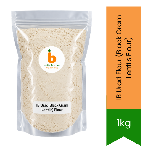 IB Urad Flour (Black Gram Lentils Flour) | 1kg - Premium Fine Flour for Crispy Dosa, Fluffy Idli Batter, Papad Making & Savoury South Indian Cooking | South Africa | India Bazaar